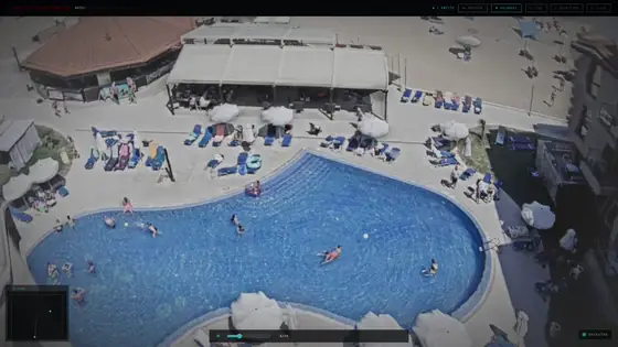 A few seconds of the scene captured and replayed in 3D